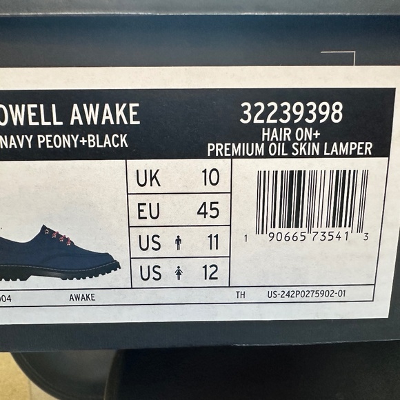 Dr Martens x Awake blue lampers, USm11, USw12, UK10 - Picture 2 of 7